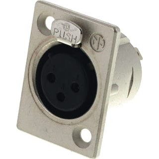 Neutrik XLR CHAS-P 3P FM NIK