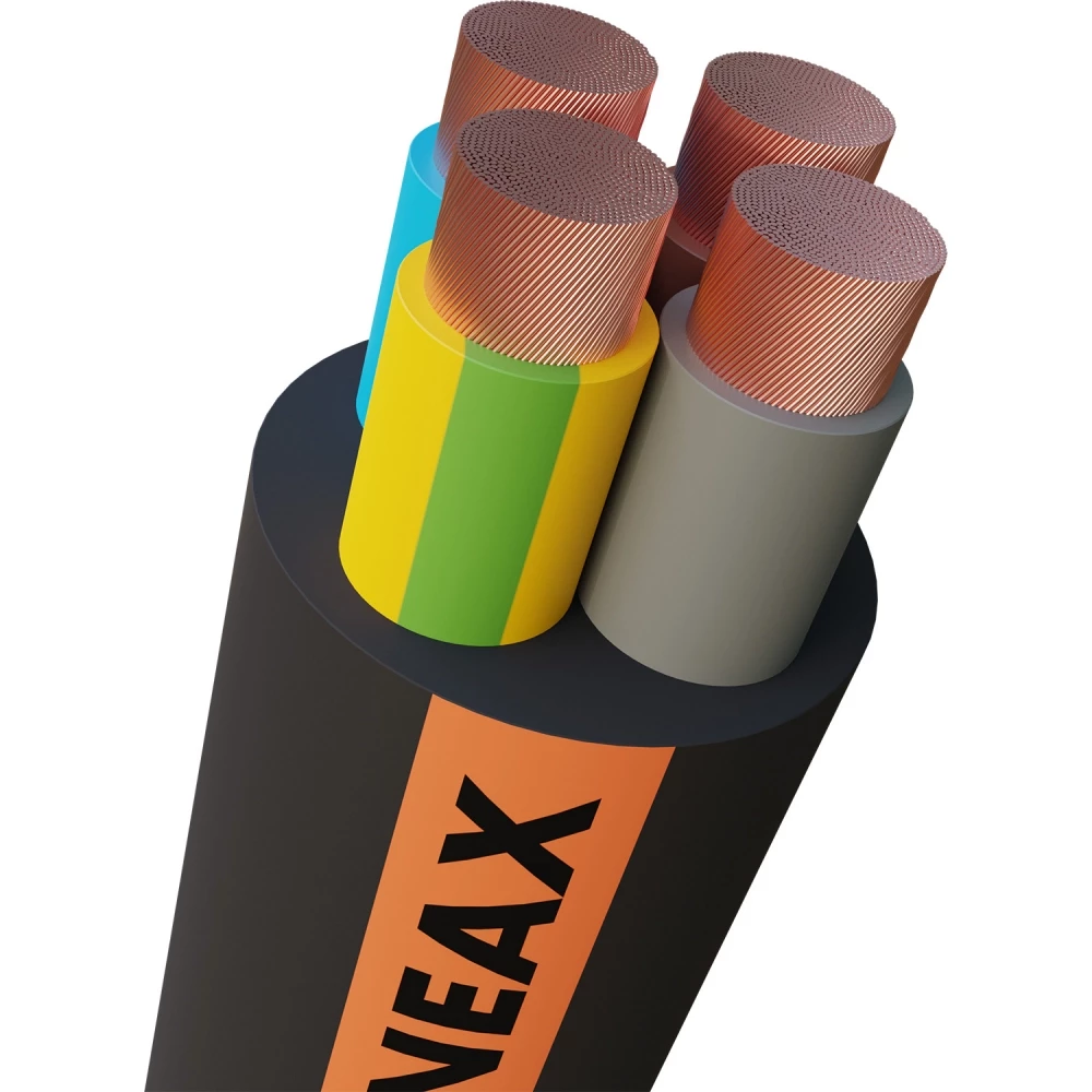 Nexans H07RN-F eca lineax mantelleiding 4g95mm&sup2; rubber eca 500M haspel