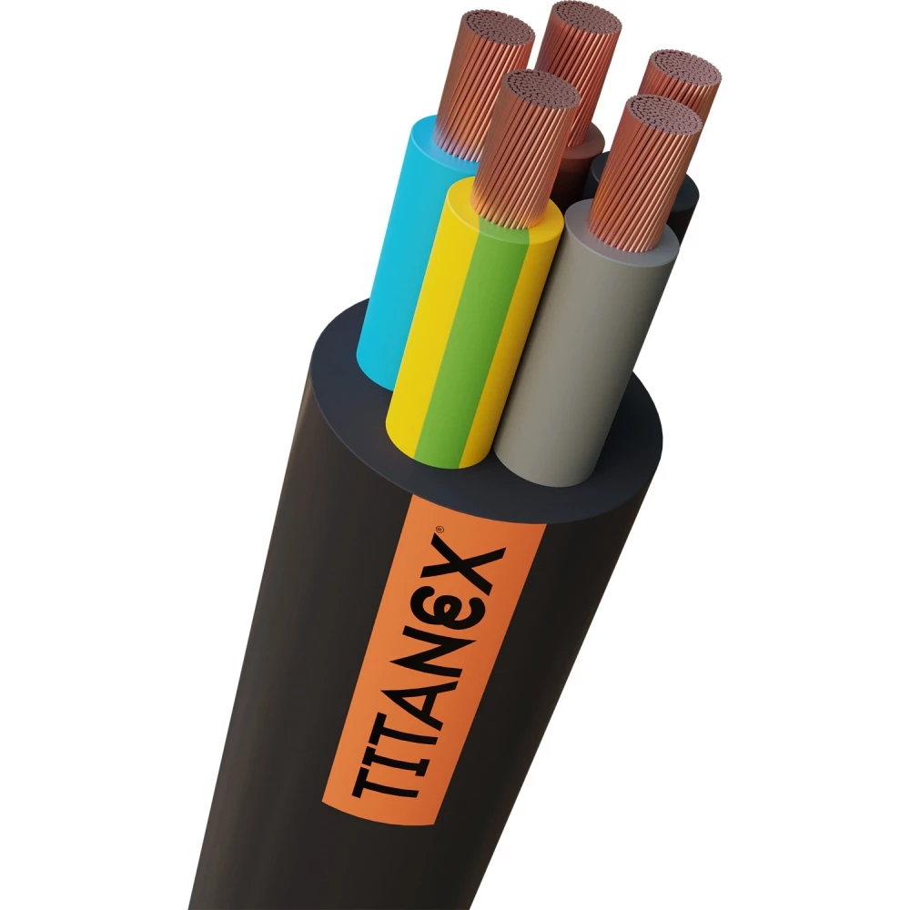 Nexans H07RN-F eca titanex mantelleiding 6mm&sup2; rubber eca 50M ring