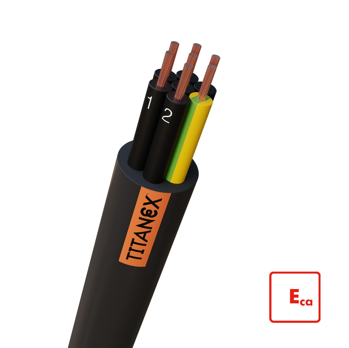 Nexans Mantelleiding H07RN-F eca titanex 7G2,5 MM2 MTR