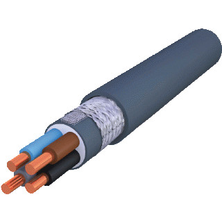 Nexans Vo-ymvkas dca installatiekabel 2x1,5MM² grijs 10531927 MTR