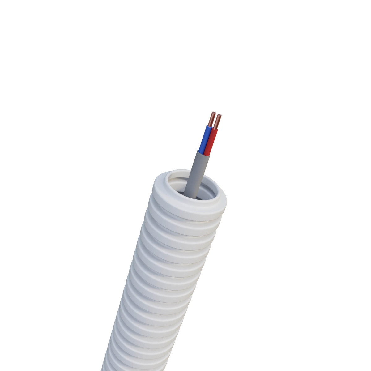 Nexans Voorbedrade buis N-line16 YR dca 2x0,8 grijs R100