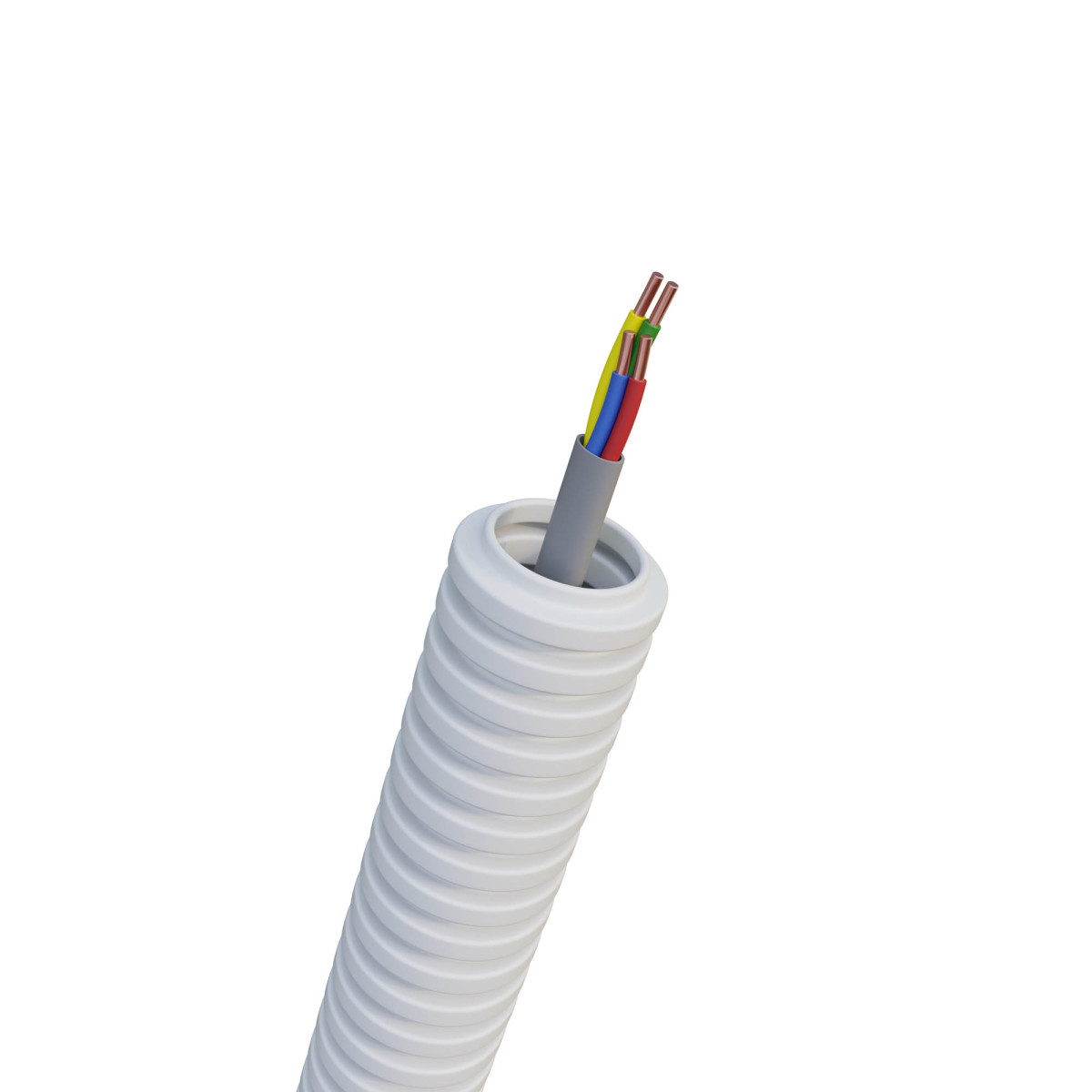 Nexans Voorbedrade buis N-line16 YR dca 4x0,8 grijs R100