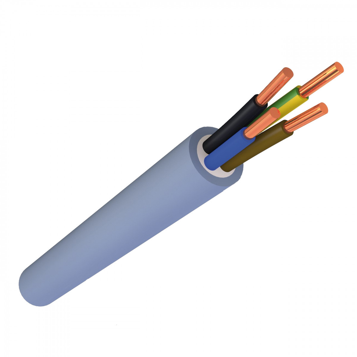 Nexans YMZ1K cca installatiekabel 2x16mm&sup2; koper cca 1M