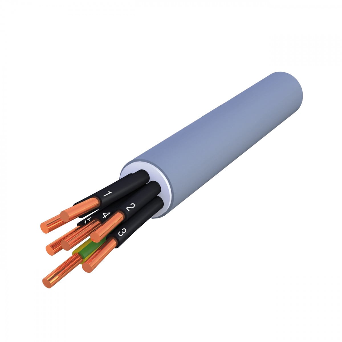 Nexans Installatiekabel YMZ1K cca ultimo 0,6/1 KV 7G1,5 MM2 MTR