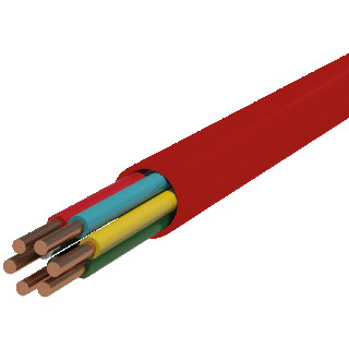 Nexans YR dca S2 signaalkabel 2x0,8MM rood - 100MTR