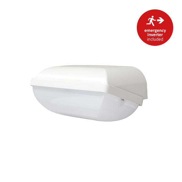 Interlight Next entry led portiek-/ buitenarmatuur 3000 - 4000K 550 - 1100LM 118x270mm >80&deg; - steekklem ip66 wit