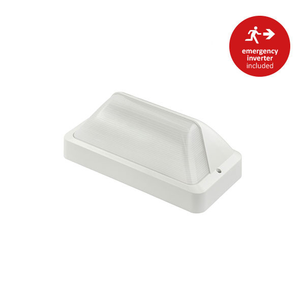 Interlight Next entry led portiek-/ buitenarmatuur 3000 - 4000K 390 - 800LM 116x285mm >80&deg; - steekklem ip66 wit