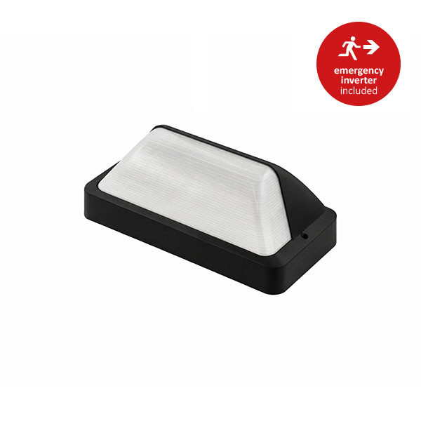 Interlight Next entry led portiek-/ buitenarmatuur 3000 - 4000K 390 - 800LM 116x285mm >80&deg; - steekklem ip66 zwart