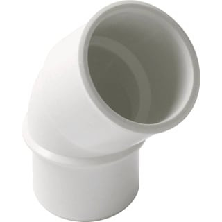 Nicoll PVC BOCHT 50 45GR M/S WIT