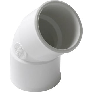 Nicoll PVC BOCHT 40 45GR M/M WIT
