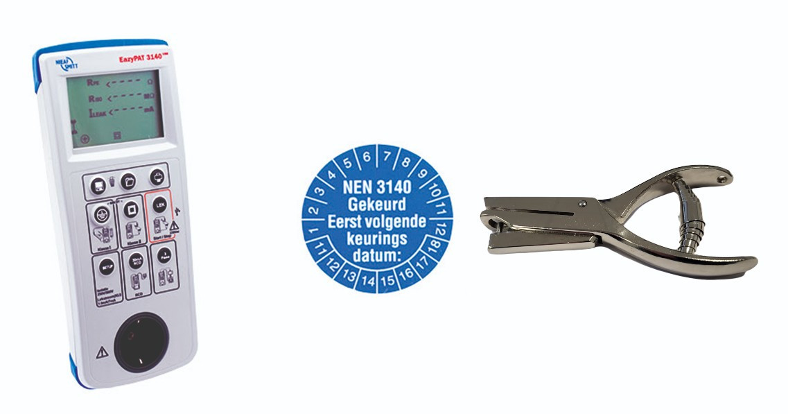 Nieaf-Smitt NEN 3140 Meters Nen 3140 starterskit eazypat 3140usb, 300X keuringsstick. en kniptang