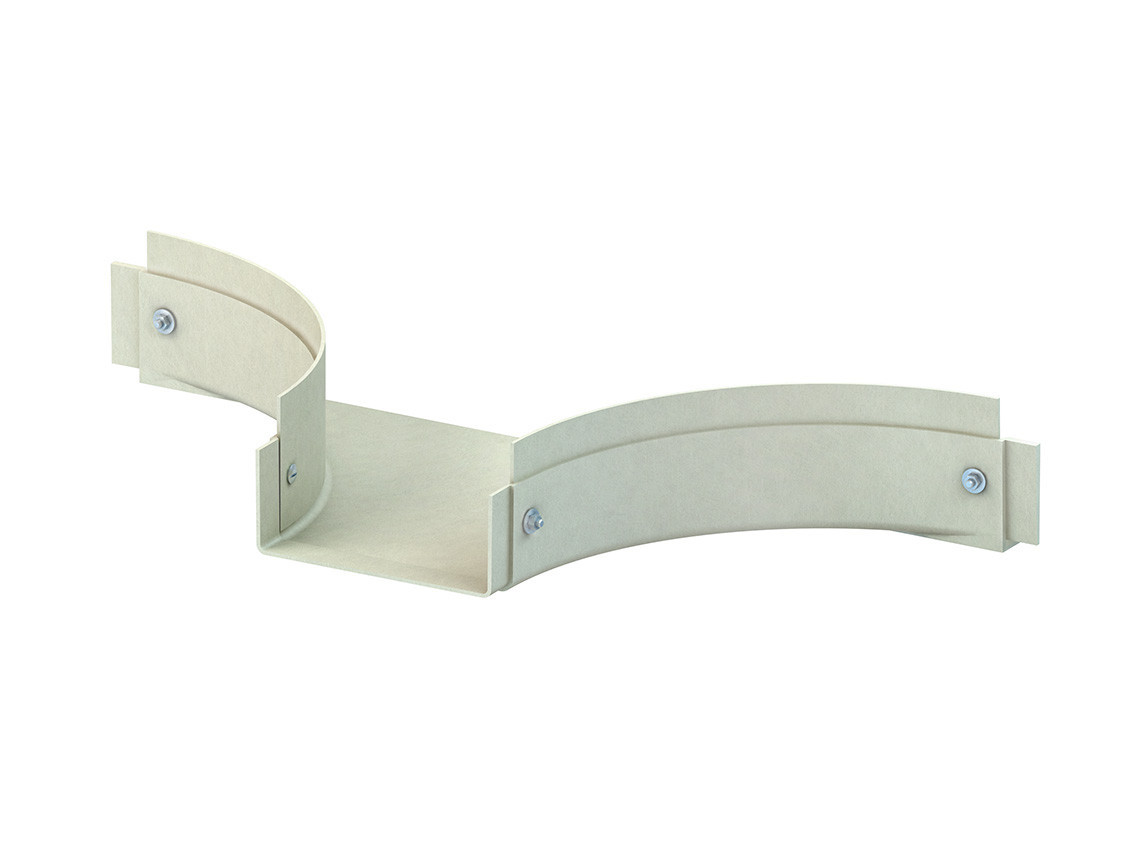 Niedax Group EBO Kabelgoot KKST30050 Aftakstuk R=250