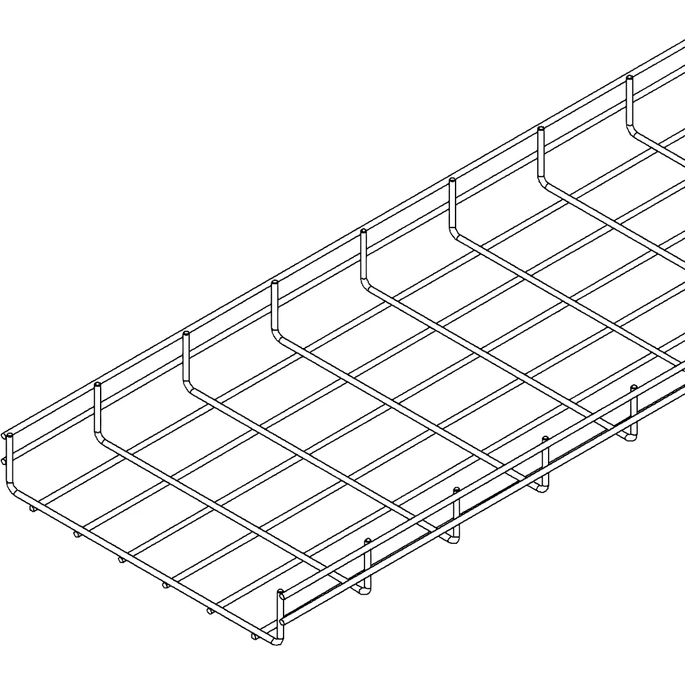 Niedax Draadgoot U-vorm 3000x70x54mm