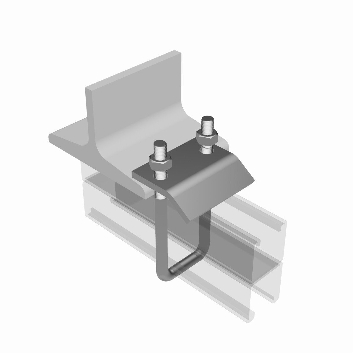 Niedax Group Niedax Strut NX6010V Balkklem H62-83 U-bout M10