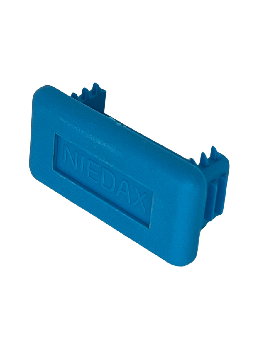 Niedax Group Niedax Strut NX8015K Eindkap inwendig blauw 41x21 Niedax Group Niedax Strut NX8015K Eindkap inwendig blauw 41x21