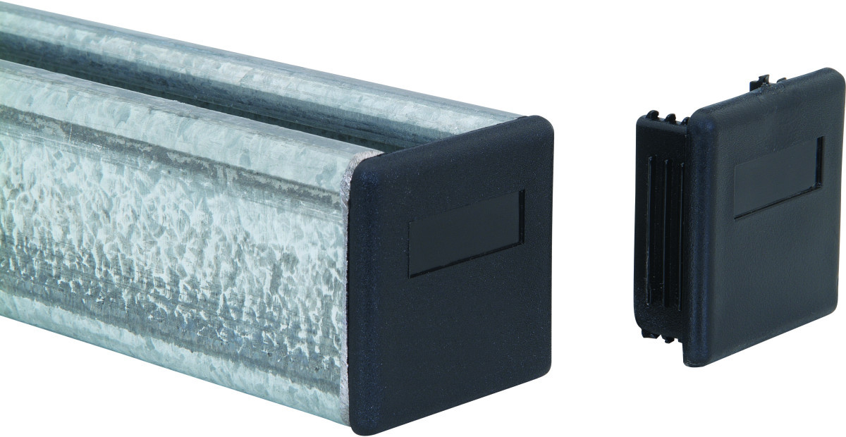 Niedax Group Niedax Strut NX8030K Eindkap inwendig wit 41x41