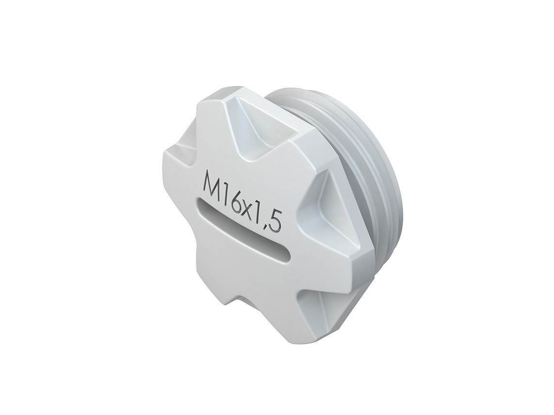 Niedax Afdichtdop kabelinvoer 40 metrisch lichtgrijs