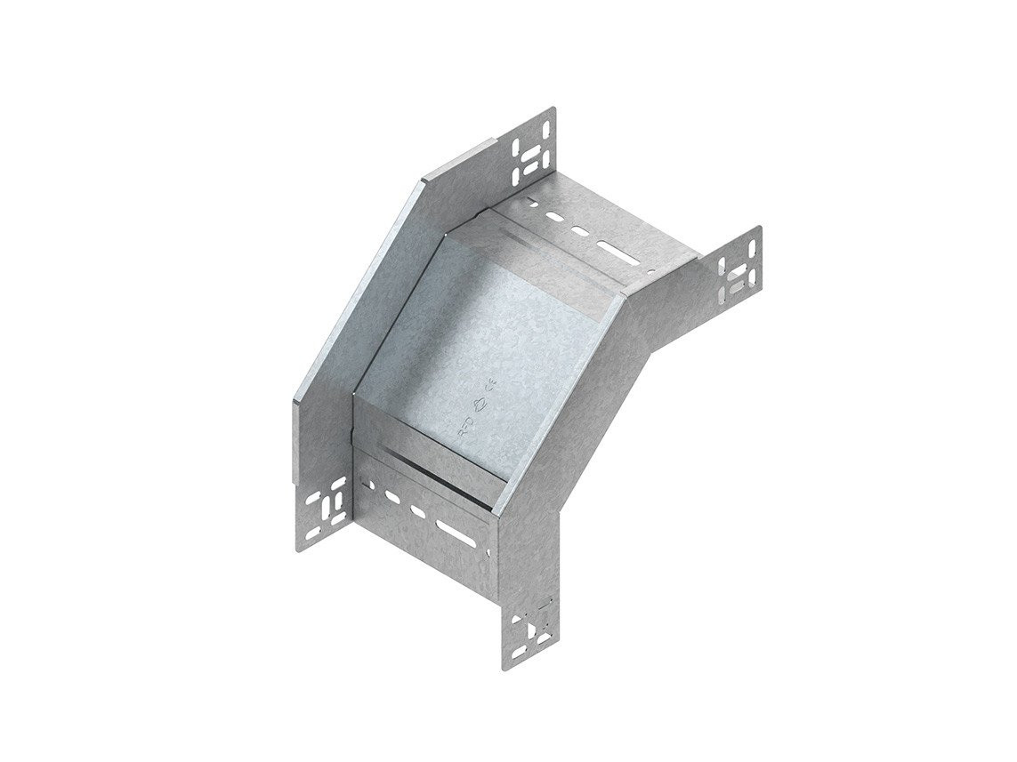 Niedax RFD bocht/hoekstuk kabelgoot 90° 600x60mm