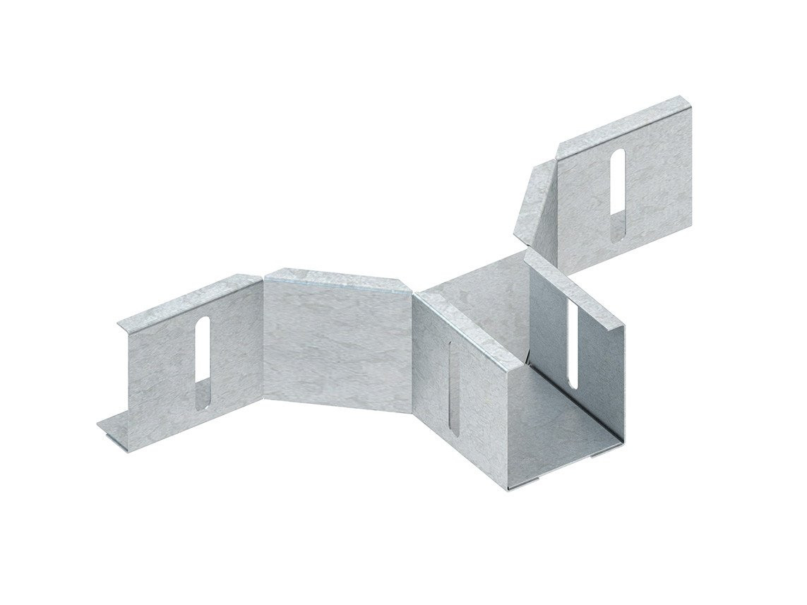 Niedax Rtak aftakstuk kabelgoot 100x50mm ral9006 staal