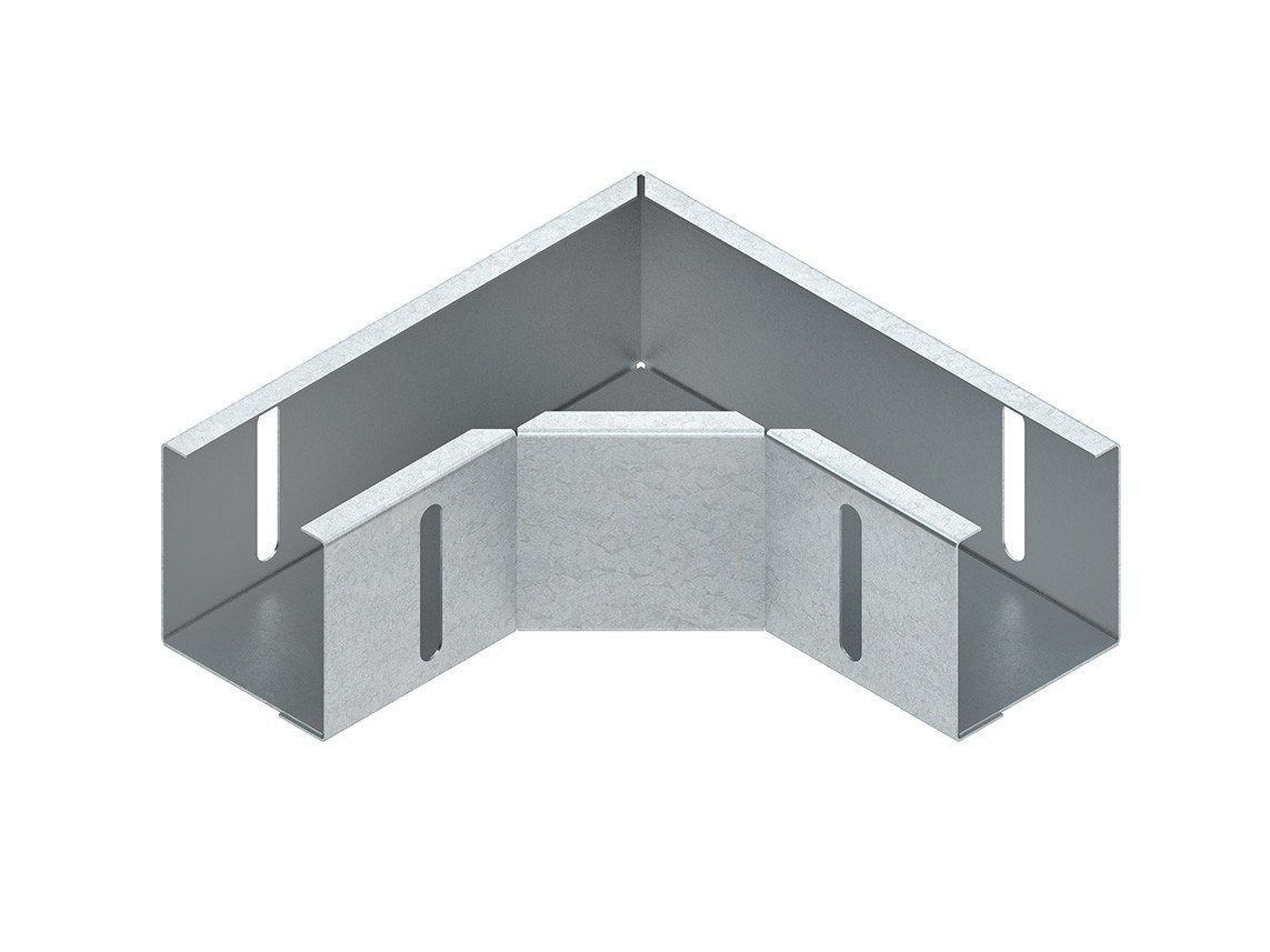 Niedax Resk bocht/hoekstuk kabelgoot 90° 75x50mm