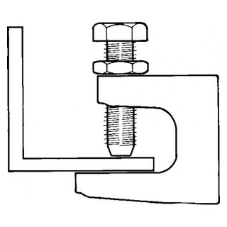 Niedax Al balkklem C-model M10