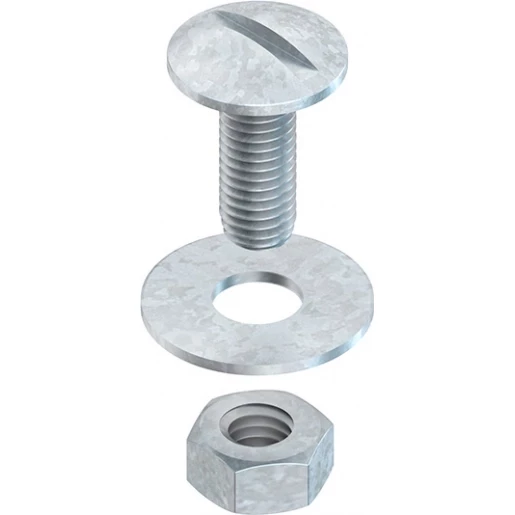 Niedax m6x20v4adom montageset bolkopschroef