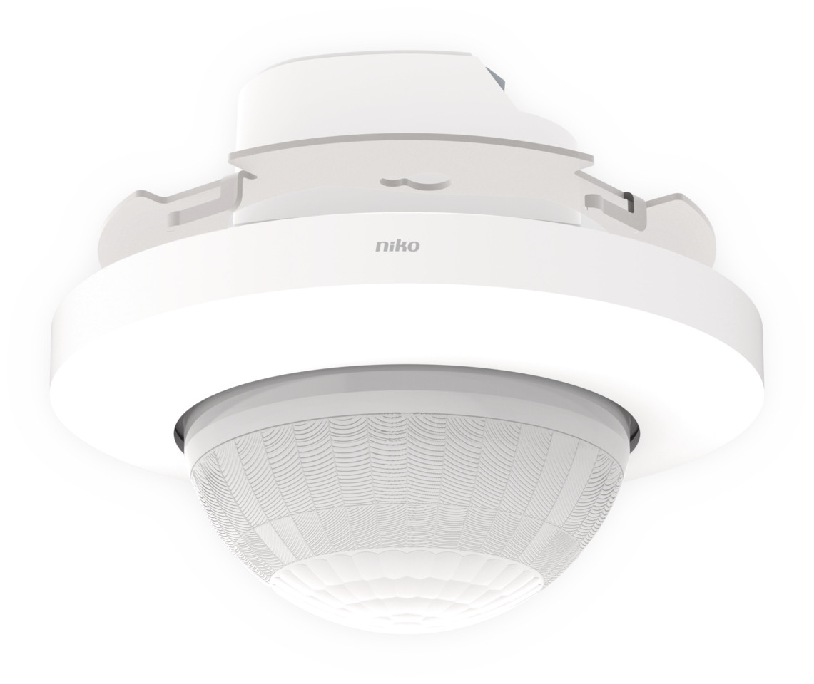 Niko Detectors Aanwezigheidsmelder P47LR, dali-2, master, 32-37 M, voor inbouwdoos, W