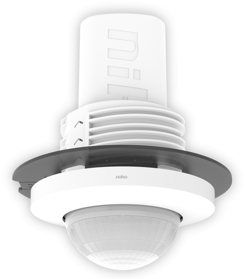 Niko Detectors Aanwezigheidsmelder P48LR, dali-2, master, 32-37 M, voor inbouw (snapf