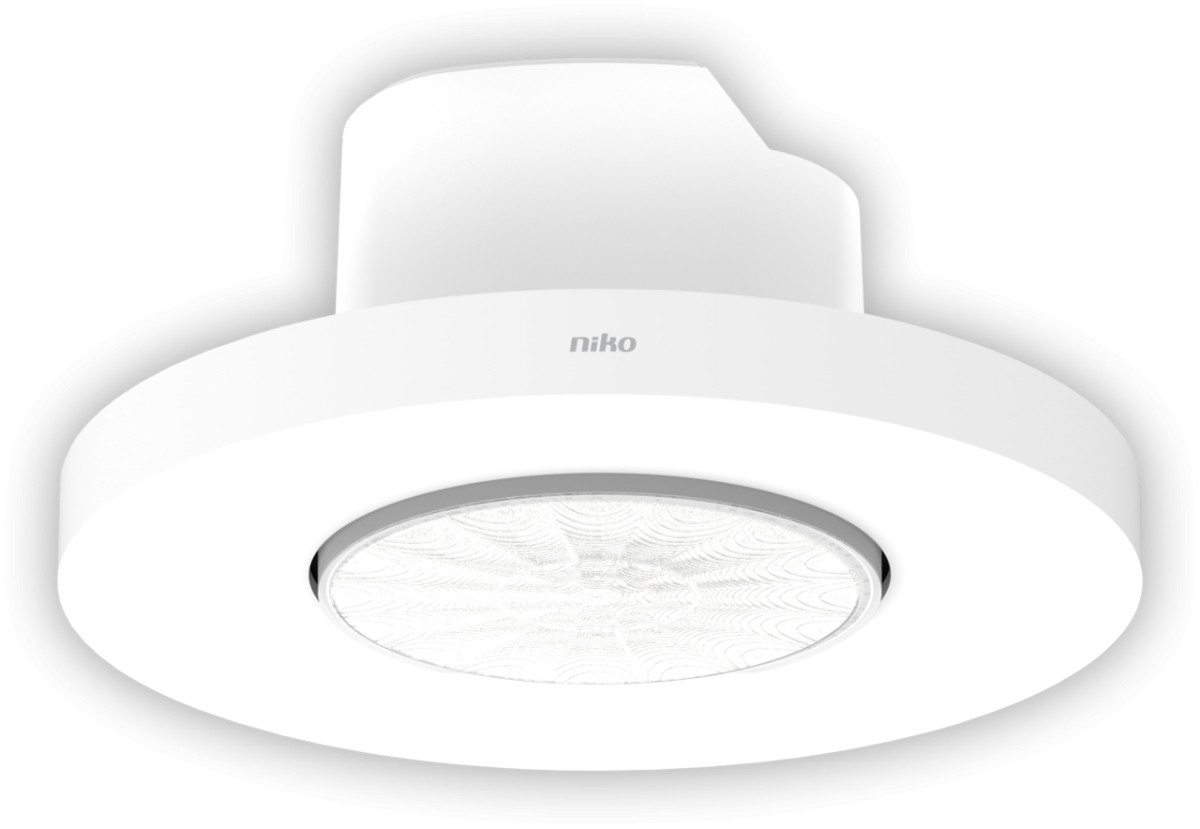 Niko Detectoren/DALI-2 Aanwezigheidsmelder P49MR, dali-2, BMS, 12-13 M, voor inbouwdoos, wit