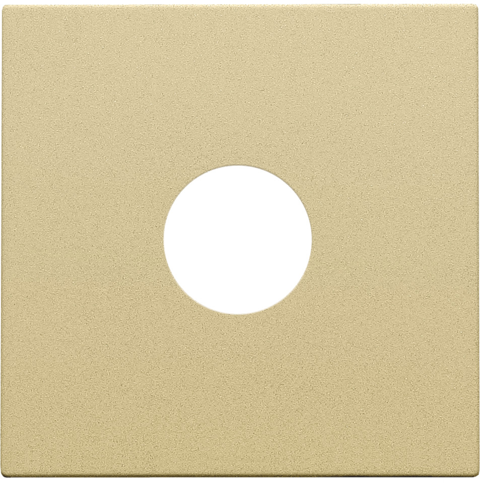 Niko Afwerkingsset Voor enkelvoudige coaxaansluiting voor TV, gold coated