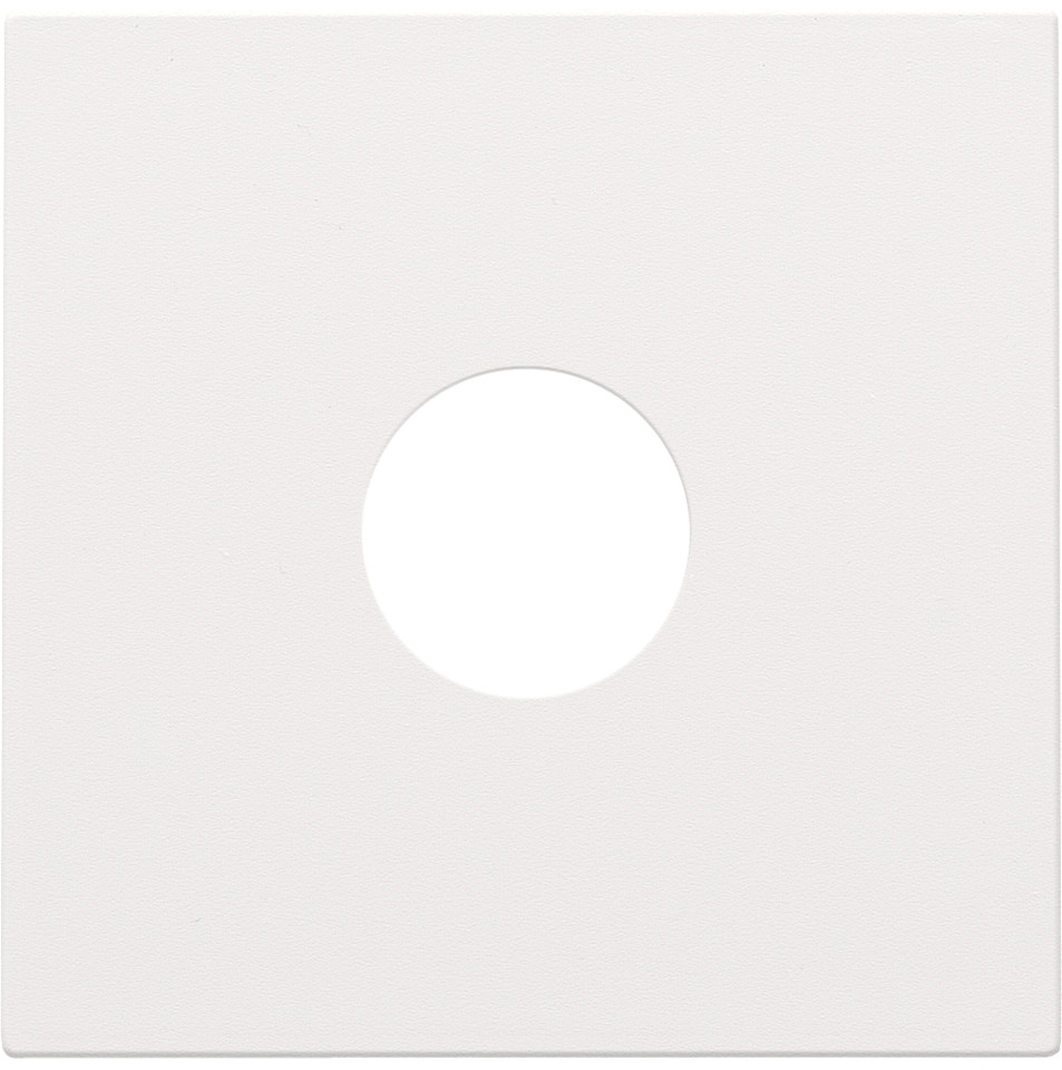 Niko — Afwerkingsset Voor enkelvoudige coaxaansluiting voor TV, white coated