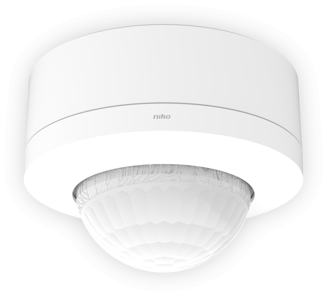Niko Detectoren/DALI-2 Bewegingsmelder M49HC, dali-2, BMS, 18-53 M, voor opbouw, wit