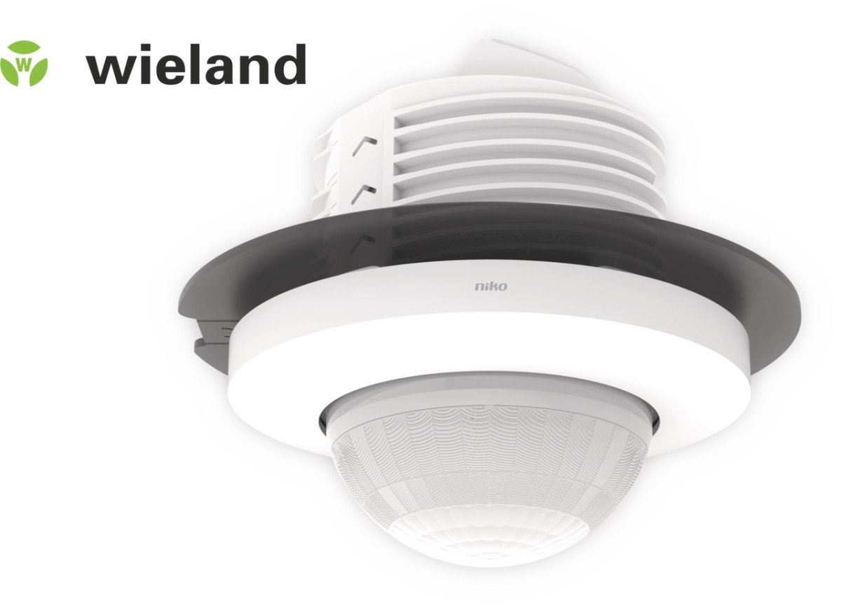 Niko Sensing Aanwezigheidsmelder P42LR, 230 V, master, 32-37 M, voor inbouw (snapfi