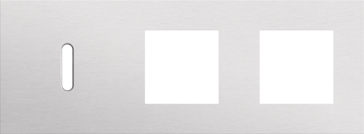 Niko — Drievoudige Afdekplaat, horizontaal 71 MM centerafstand,voor een enkel