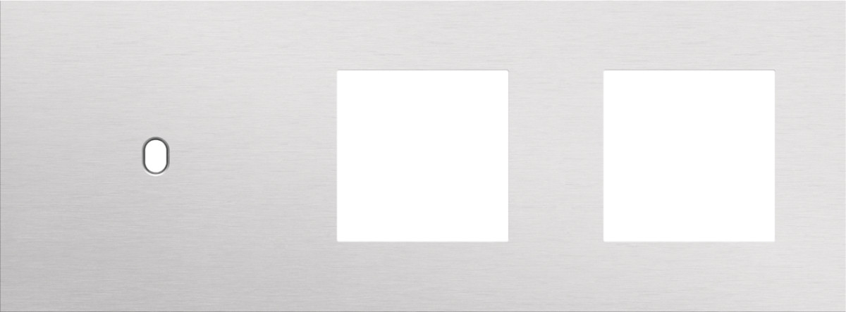 Niko — Drievoudige Afdekplaat, horizontaal 71 MM centerafstand,voor een enkel