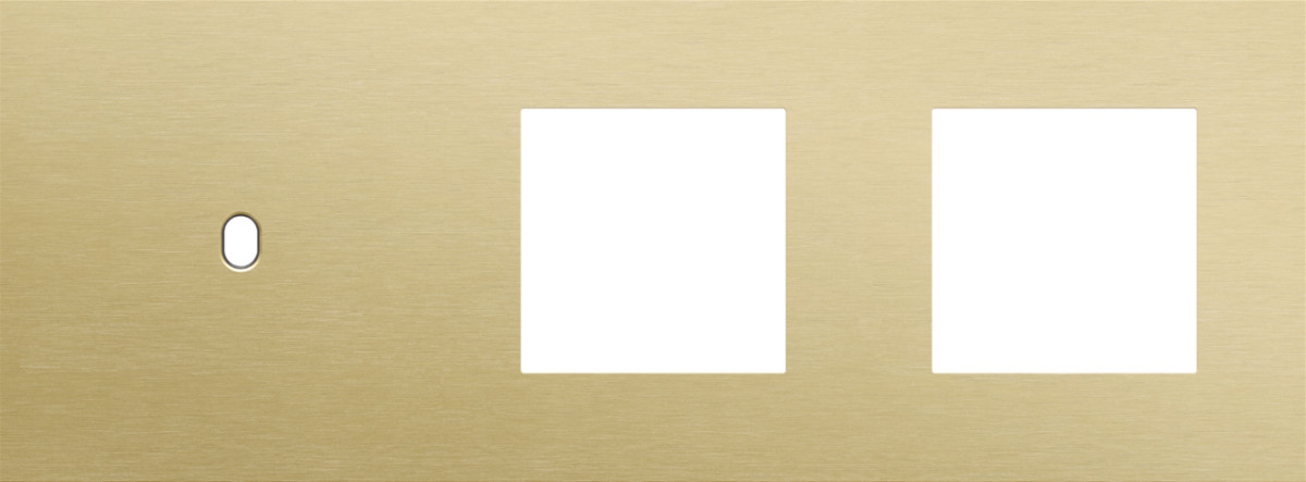 Niko — Drievoudige Afdekplaat, horizontaal 71 MM centerafstand,voor een enkel