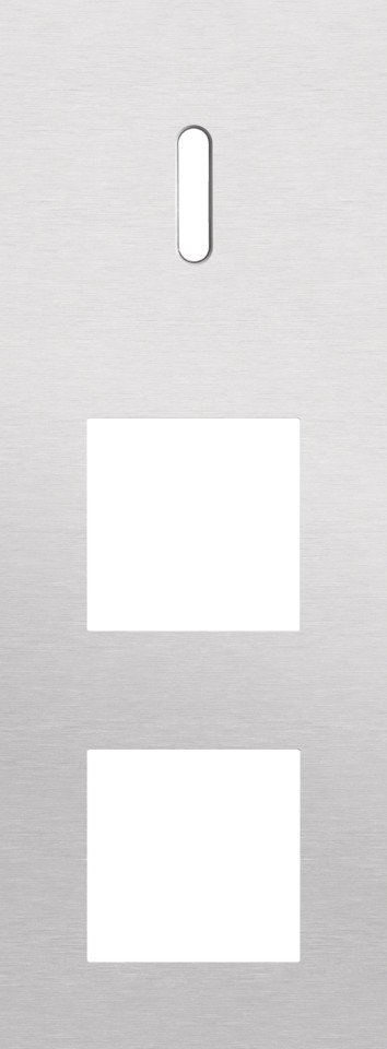 Niko — Drievoudige Afdekplaat, verticaal 71 MM centerafstand, voor een enkelv
