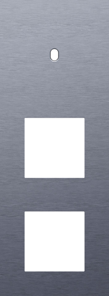 Niko — Drievoudige Afdekplaat, verticaal 71 MM centerafstand, voor een enkelv