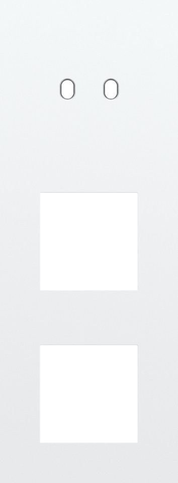 Niko — Drievoudige Afdekplaat, verticaal 71 MM centerafstand, voor een tweevo