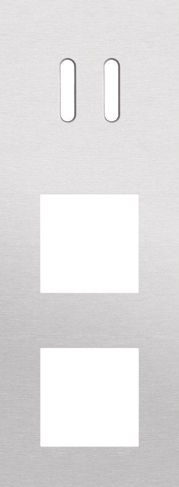 Niko — Drievoudige Afdekplaat, verticaal 71 MM centerafstand, voor een tweevo