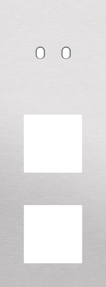 Niko — Drievoudige Afdekplaat, verticaal 71 MM centerafstand, voor een tweevo
