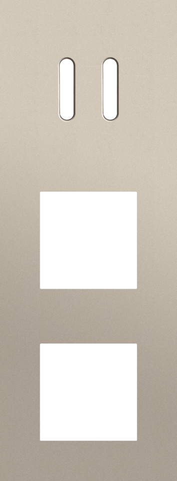 Niko — Drievoudige Afdekplaat, verticaal 71 MM centerafstand, voor een tweevo