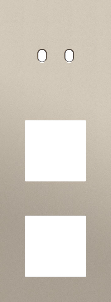Niko — Drievoudige Afdekplaat, verticaal 71 MM centerafstand, voor een tweevo