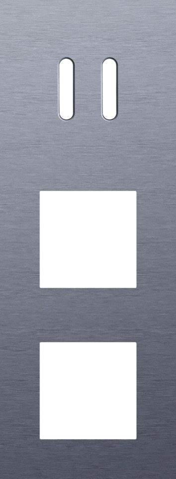 Niko — Drievoudige Afdekplaat, verticaal 71 MM centerafstand, voor een tweevo