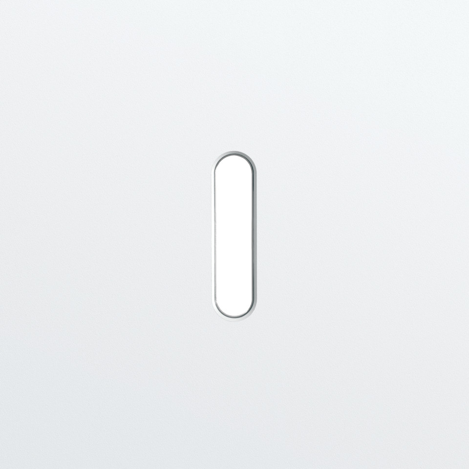 Niko Home Automation Enkelvoudige Afdekplaat, voor rocker (1 onderdeel), home con