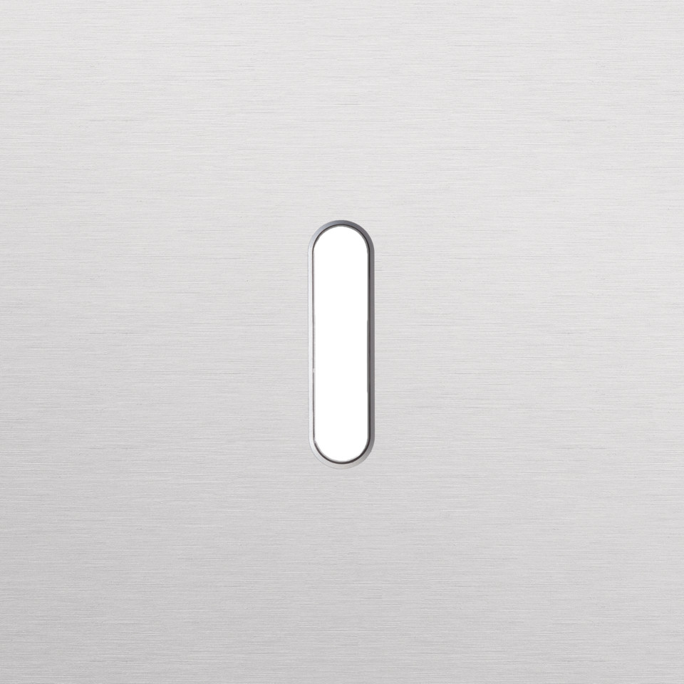 Niko Home Automation Enkelvoudige Afdekplaat, voor rocker (1 onderdeel), home con