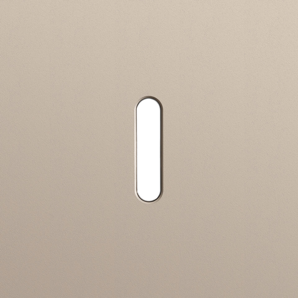 Niko Home Automation Enkelvoudige Afdekplaat, voor rocker (1 onderdeel), home con