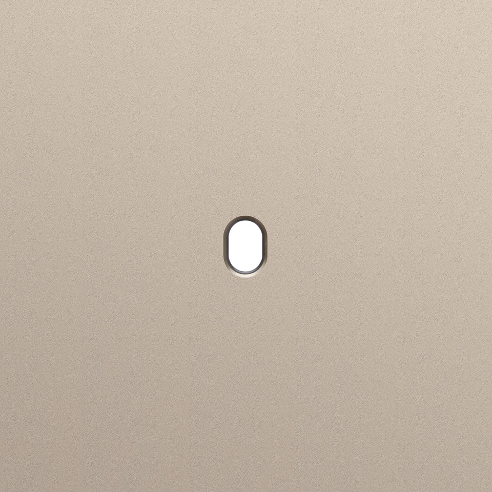 Niko Home Automation Enkelvoudige Afdekplaat, voor toggle (1 onderdeel), home con