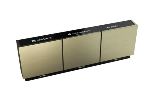 Niko Home Automation Sense3, alu aged gold brushed